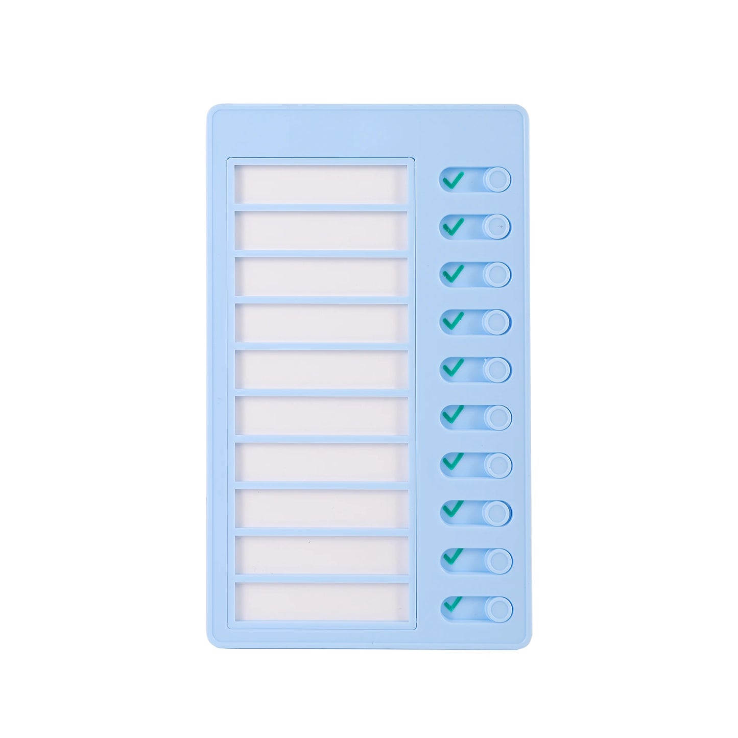 Reusable My Chores Checklist Daily Planner Memo Plastic Board Chore Chart Responsibility Behavior for Kid Self-discipline Card