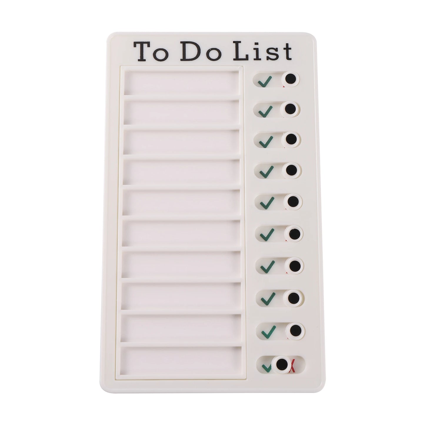Reusable My Chores Checklist Daily Planner Memo Plastic Board Chore Chart Responsibility Behavior for Kid Self-discipline Card